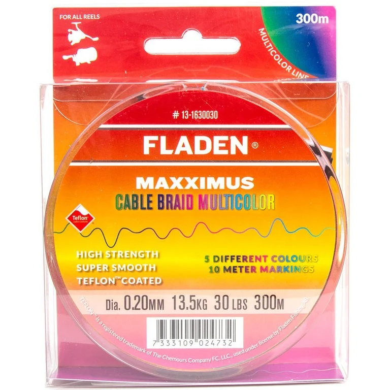FLADEN Maxximus Cable Braid Multicolor - Geflochtene Schnur 4 FLADEN Maxximus Cable Braid Multicolor - Geflochtene Schnur – Bild 2