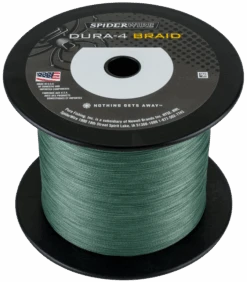 SPIDERWIRE Dura 4 - Geflochtene Angelschnur -Angelausrüstung 1450395 Dura4Braid Bulk MossGrn 2018 alt1Ls0TmoXUArA2f 763069 1280x1280