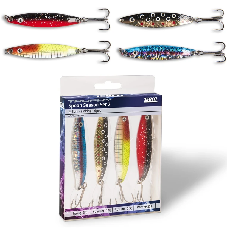 Zebco Trophy Spoon Set - Mefo- U. Wolfsbarsch-Blinkerset 4 Zebco Trophy Spoon Set - Mefo- U. Wolfsbarsch-Blinkerset – Bild 2