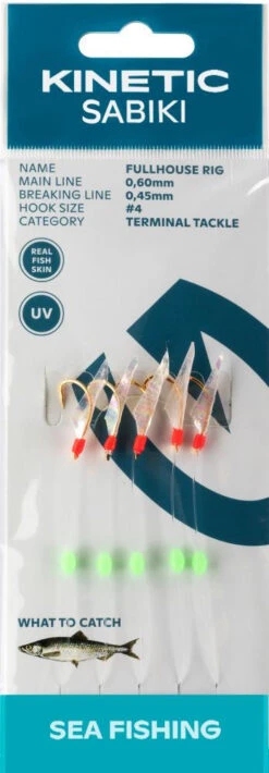 Kinetic Sabiki FullHouse Fishskin Vorfach