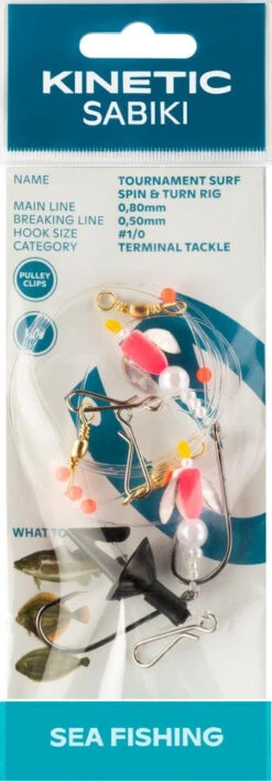 Kinetic Sabiki Tournament Surf Spin&Turn Rig