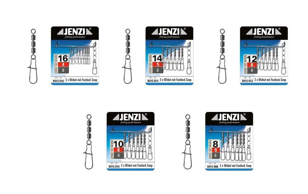 Jenzi High-Speed 3-fach Wirbel/Fastlock-Karabiner 4 Jenzi High-Speed 3-fach Wirbel/Fastlock-Karabiner – Bild 2