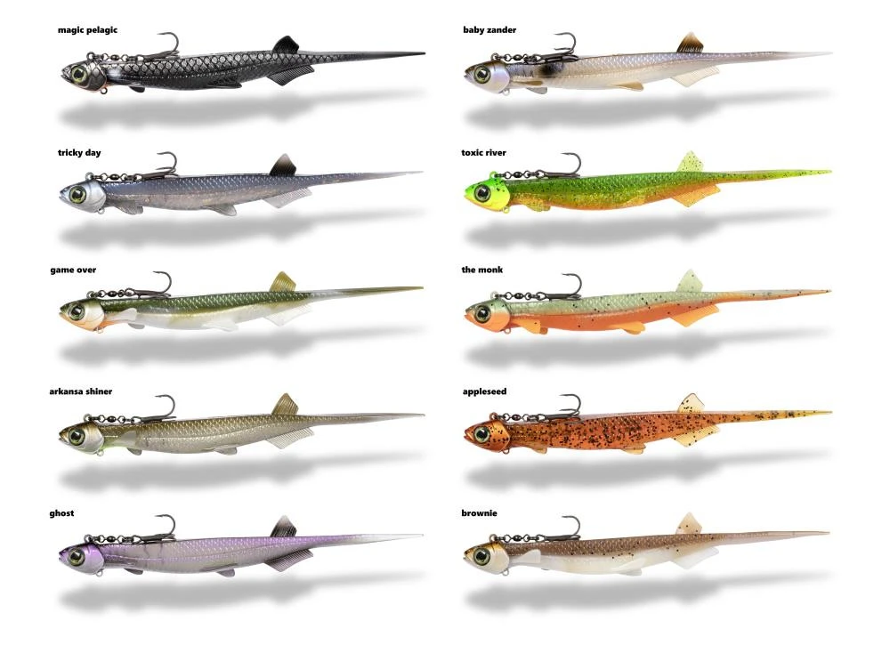 Quantum Pelagic Shad Set Pin-Tail - Gummifisch 6 Quantum Pelagic Shad Set Pin-Tail - Gummifisch – Bild 4
